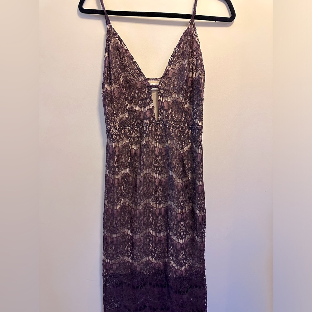 Purple Lace Lingerie style dress